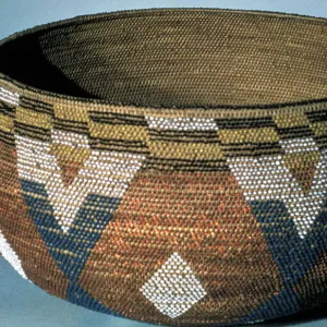 Ceremonial basket, North American Indian