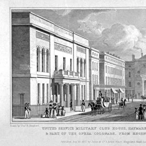 Charles Street, Westminster, London, 1827. Artist: W Wallis