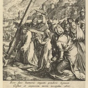 Christ Carrying the Cross, from "The Passion of Christ", mid 17th century