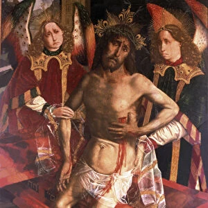 Christ of Piety, oil Painting by Bartolome Bermejo