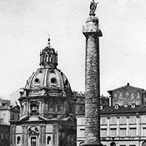 The Church of the Most Holy Name of Mary at the Trajan Forum, Rome, Italy, c1930s