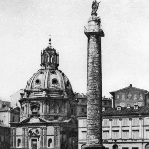 The Church of the Most Holy Name of Mary at the Trajan Forum, Rome, Italy, c1930s