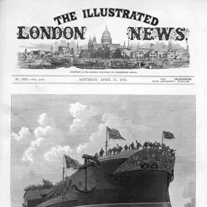The cover of The Illustrated London News, 17th April 1875. Artist: JR Wells