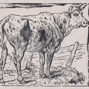 A Cow, ca. 1853. Creator: Charles Emile Jacque