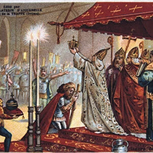The Crowning of Charlemagne, 800 AD, (19th century)