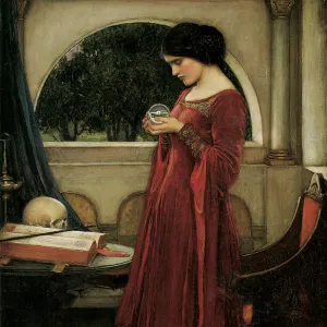 The Crystal Ball. Artist: Waterhouse, John William (1849-1917)