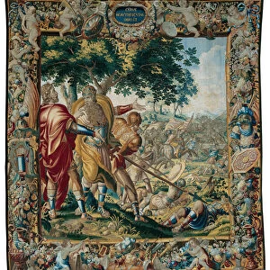 Cyrus Defeats Spargapises, from The Story of Cyrus, Flanders, c. 1670