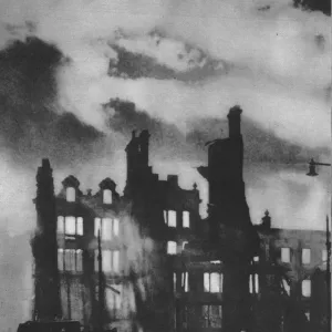 Dawn Breaks to find the city transfigured after a night of hell, 1941 (1942)