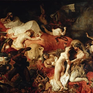 Death of Sardanapalus. Artist: Delacroix, Eugene (1798-1863)