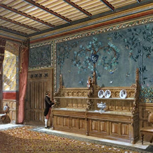 Design for an interior, 1868