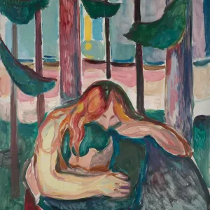 Edvard Munch's The Vampire in the Forest Print, 1893-95 Edvard Munch's The Vampire in the Forest Print, 1893-95