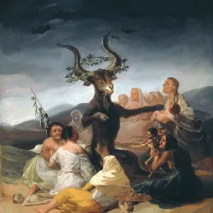 Goya's Witches Sabbath Print, 1797-1798 Goya's Witches Sabbath Print, 1797-1798