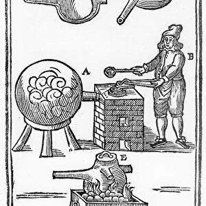 Distillation of Oil of Vitriol (sulphuric acid or H2S04), 1651