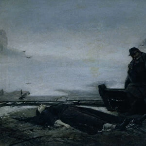 The Drowned, Mid of 1860s. Artist: Perov, Vasili Grigoryevich (1834-1882)