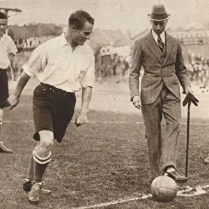 The Duke of York, charity football match, Tottenham Hotspurs and Corinthians, c1921