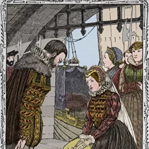 Elizabeth at Traitors Gate, 1902. Artist: Patten Wilson