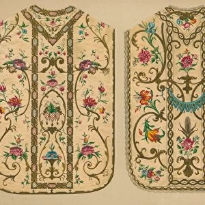 Embroidered Chasubles by Luigi & Ersilia Martini, 1893. Artist: Robert Dudley