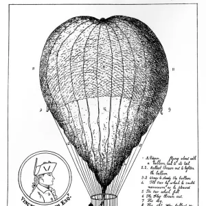 The Enterprizing Lunardis Grand Air Ballon, 1784