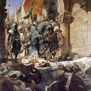 The Entry of Mehmet II into Constantinople, 1876. Artist: Jean Joseph Benjamin Constant