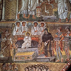 Epiphany, mosaic of the triumphal arch of the church of Santa Maria Maggiore in Rome