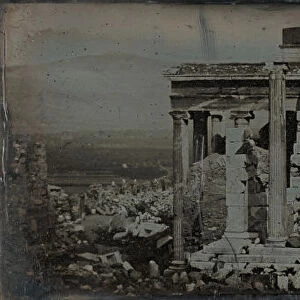 Erechtheion, Athens, 1842. Creator: Joseph Philibert Girault De Prangey
