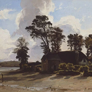 The Estuary Farm, 1830 / 35. Creator: Jules Dupré