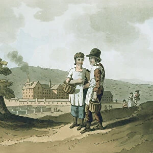 The Factory Children, 1814. Artist: George Walker of Seacroft