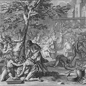 Festin a L Honneur du Soleil, le jour du grand Ramy, 1723. Creator: Bernard Picart