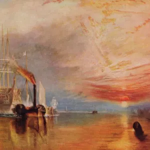 The Fighting Temeraire, 1839. Artist: JMW Turner