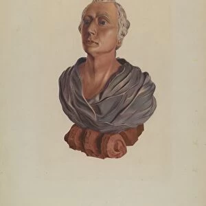 Figurehead: Bust of Washington, c. 1937. Creator: Betty Fuerst