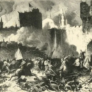 The Final Assault on Constantinople, (29 May 1453), 1890. Creator: Unknown