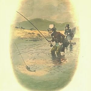 Fishing, 1820, c1910. Creator: Tom Browne