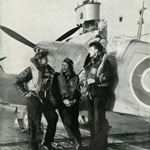 Fleet Air Arm pilots, 1943. Creator: Unknown