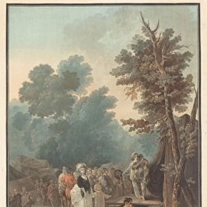 Foire de Village, 1788. Creator: Charles-Melchior Descourtis
