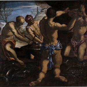The Forge of Vulcan, 1576-1577. Creator: Tintoretto, Jacopo (1518-1594)