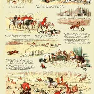 Print of "The Fox o'One Tree Hill, part two", 1890 Print of "The Fox o'One Tree Hill, part two", 1890