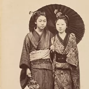 [Geisha Girls], ca. 1880. Creator: Unknown