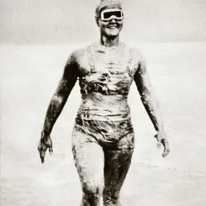 Gertrude Ederle, American swimmer, 1926