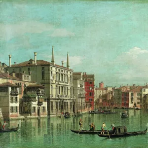 The Grand Canal, Venice, Looking Southeast, with the Campo della Carita to the Right, 1730s