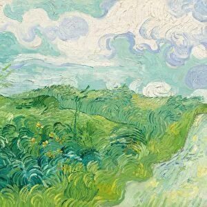 Green Wheat Fields, Auvers, 1890. Creator: Vincent van Gogh