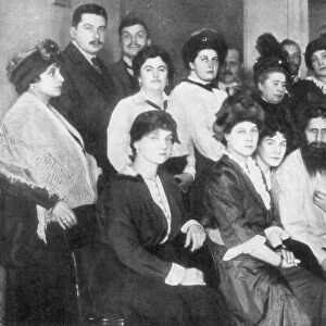 Grigori Rasputin and a group of women, 1917