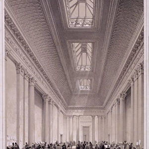 Hall of Commerce, Threadneedle Street, London, c1850. Artist: George Hawkins