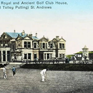 Home Green, Royal and Ancient Clubhouse, St Andrews, c1900