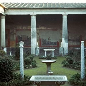 The house of the Vettii in Pompeii, 1st century