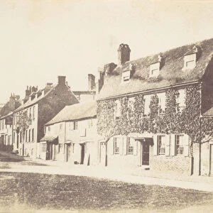 Houses on Village Street, 1850s. Creator: Unknown