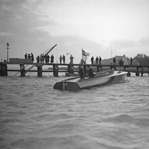 The hydroplane Brunhilde. Creator: Kirk & Sons of Cowes
