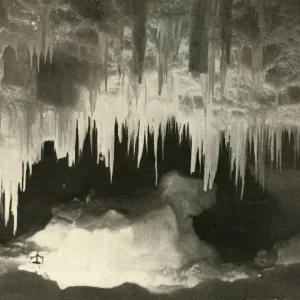 An Ice Cave in the Winter, c1908, (1909)