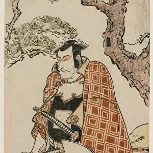 Ichikawa Danjuro V as a Travelling Warrior, late 1780s. Creator: Katsukawa Shunko (Japanese