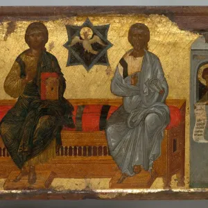 Icon of the New Testament Trinity, c. 1450. Creator: Unknown