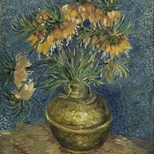 Imperial Fritillaries in a Copper Vase, 1887. Artist: Gogh, Vincent, van (1853-1890)